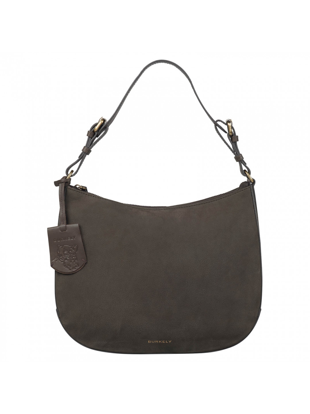 Dámská kožená kabelka přes rameno Burkely Tonna – hnědá